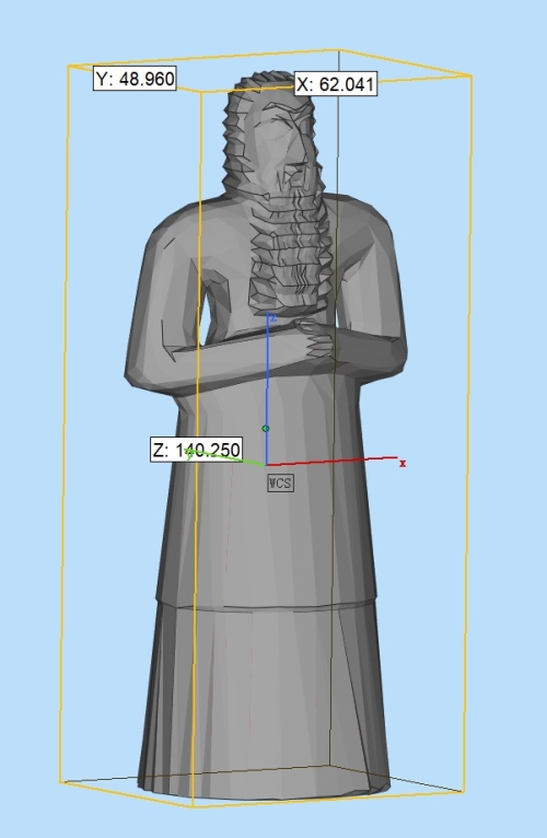 Magnet Ea-nasir statuette PLA (Copper or Clay)